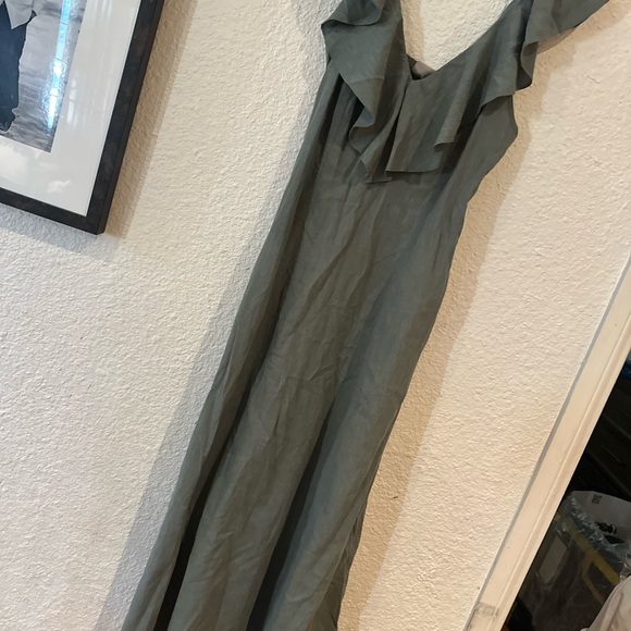 Universal Thread green Maxi Dress with Ruffle Detail - Picture 2 of 5